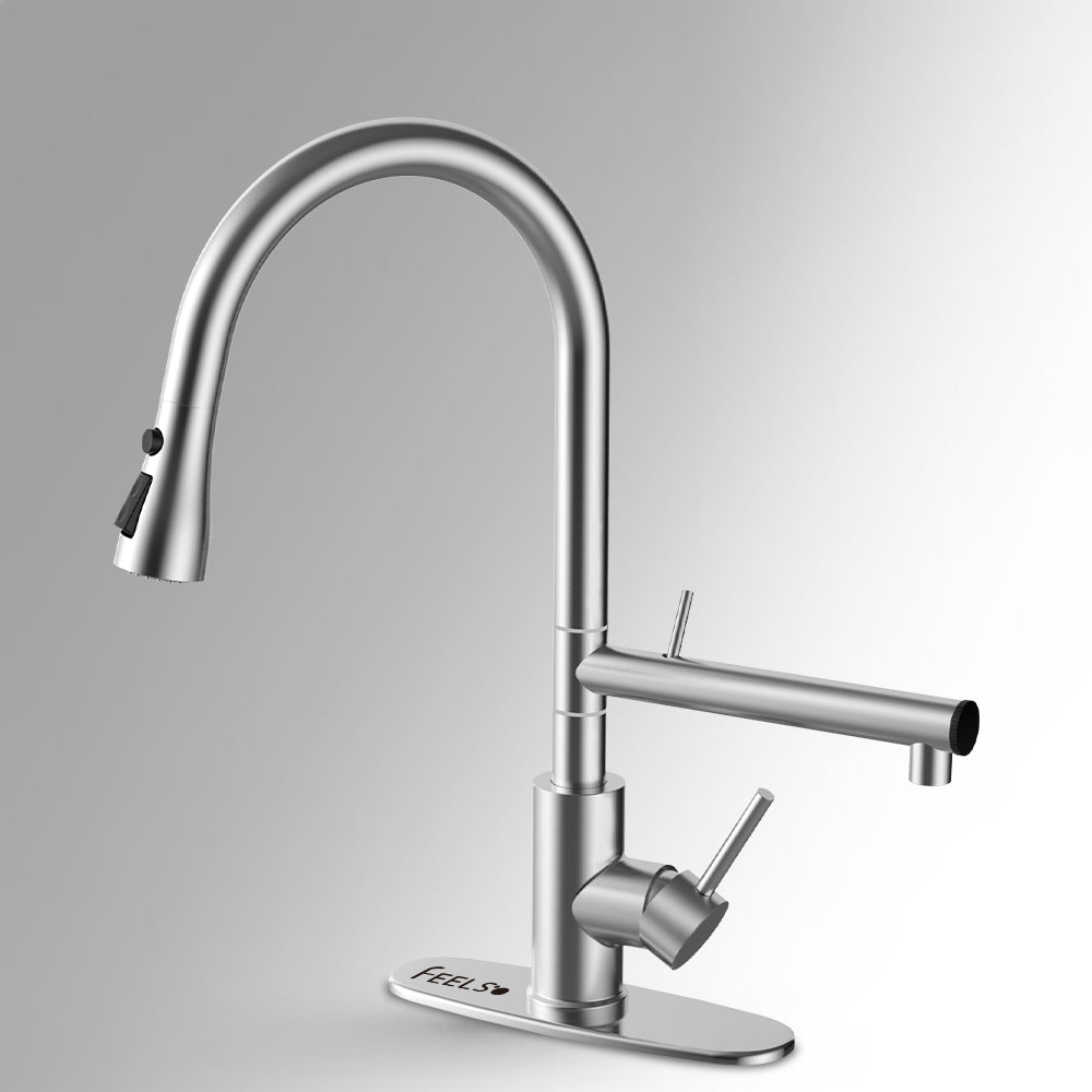 FEELSO Upgraded Filter Water Kitchen Faucet